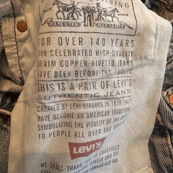 Levi’s 550 Woman’s Tapered Leg Vintage 1990’s Made in USA Size 12 - Picture 9 of 9